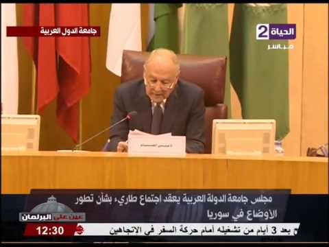 شاهد أمين عام جامعة الدول العربية يؤكّد ضرورة وجود حل للخروح من الأزمة