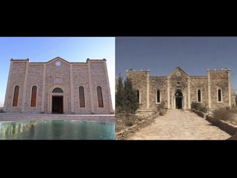 نسخة إيطالية عن كنيسة دير مار اليان المُدمرة في سورية