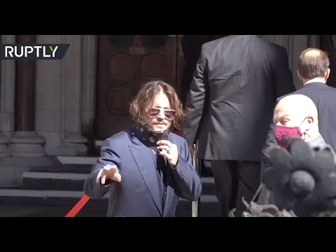 النجم جوني ديب وطليقته أمبر هيرد أمام المحكمة العليا في قضية التشهير