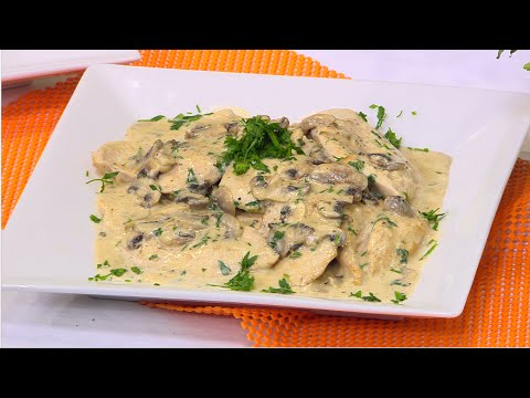 بالفيديو دجاج كريمي