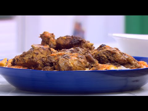 طريقة عمل فتة دجاج بالفحم