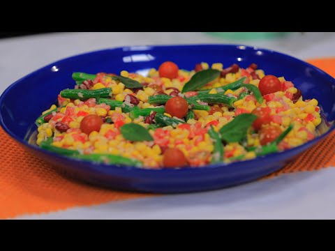 طريقة عمل سلطة ذرة