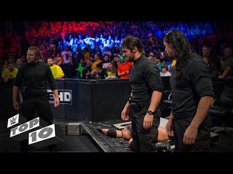 أفضل 10 ضربات مفاجئة على حلبات المصارعة