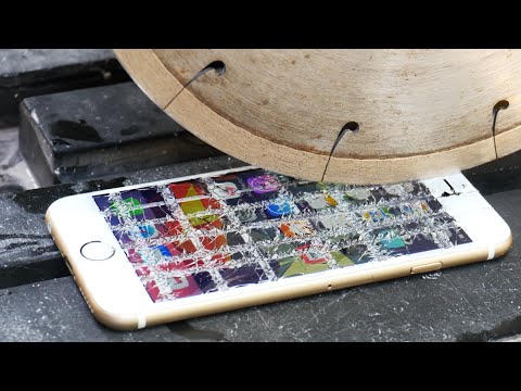 إيفون اس 6 يصمد في تجربة تقطيعه بـألماظة